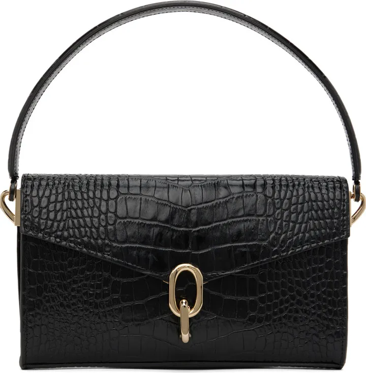 ANINE BING Black Colette Shoulder Bag