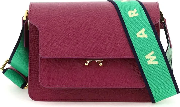 Marni Trunk Medium Bag With Logo Strap