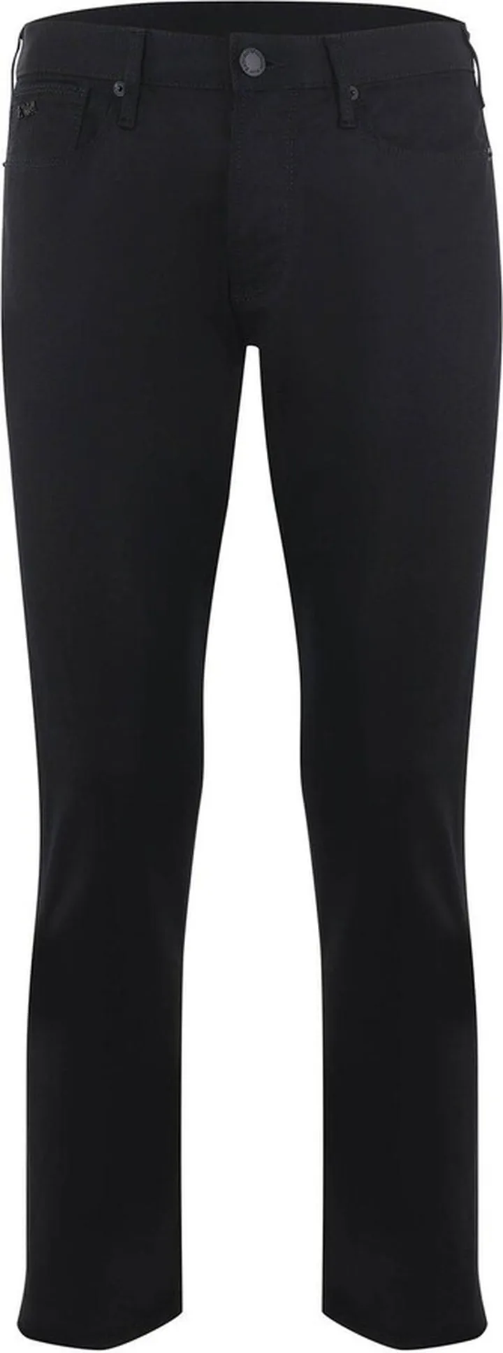 Logo Patch Straight Leg Pants
