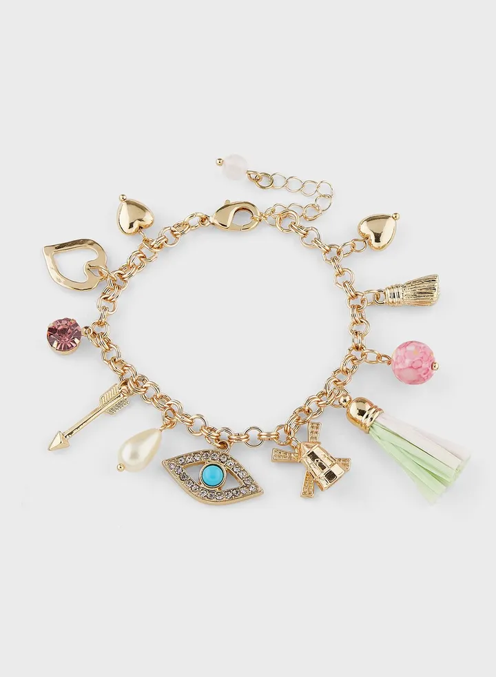 Heart Charm Bracelet