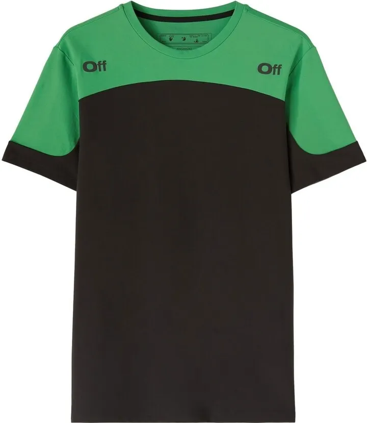Diag-stripe T-shirt