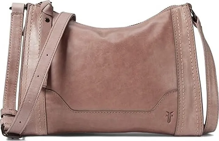 Frye Melissa Zip Crossbody (Mushroom) Cross Body Handbags