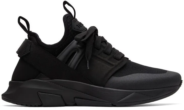 TOM FORD Black Jago Low-Top Sneakers