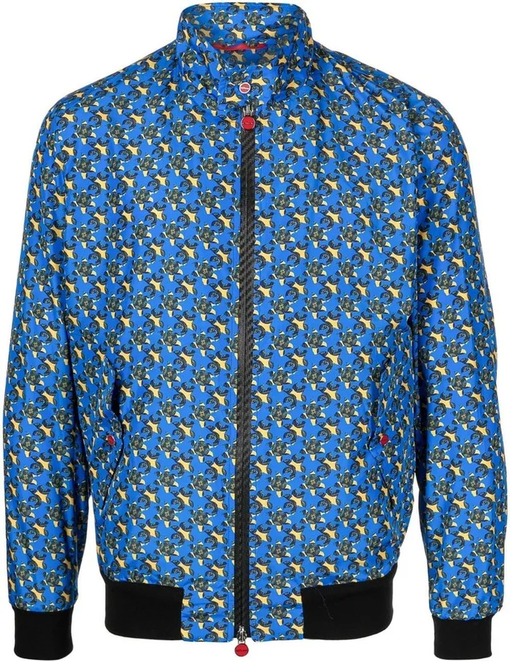 Floral-Print Bomber Jacket