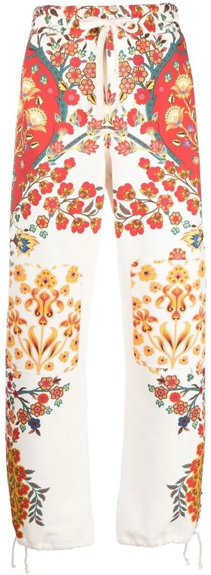 Floral-Print Track Pants