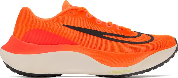 Nike Orange Zoom Fly 5 Sneakers