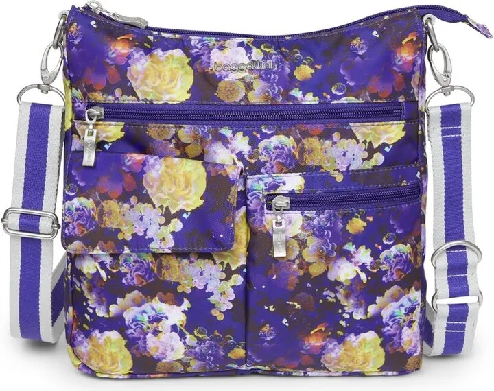 Baggallini Town Square Crossbody Bag - Purple
