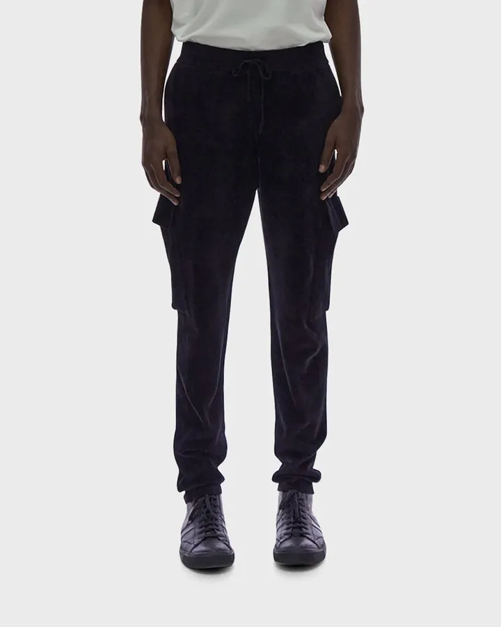 Men's Plush Cargo Jogger Pants