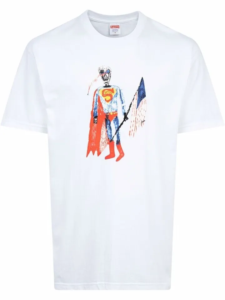 Skeleton print T-shirt
