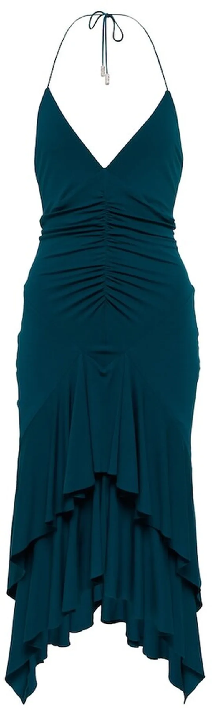 Jersey halterneck midi dress