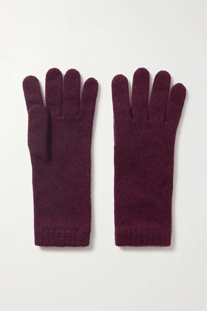 Johnstons of Elgin - Cashmere Gloves - Red