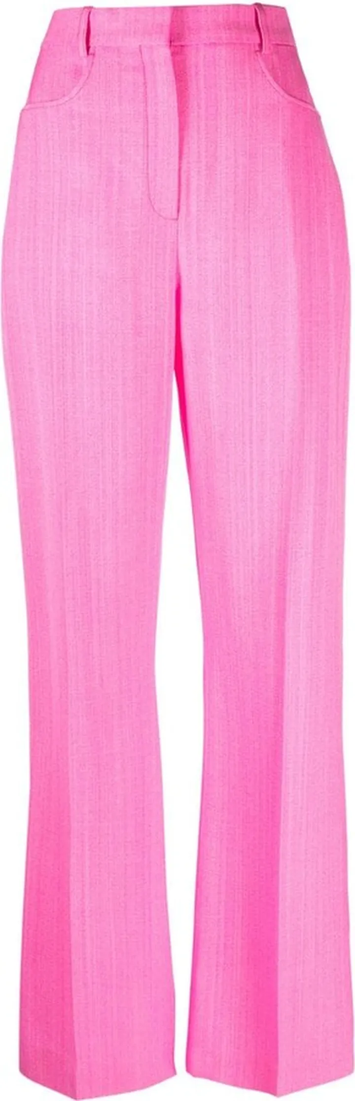 Sauge high-waisted trousers