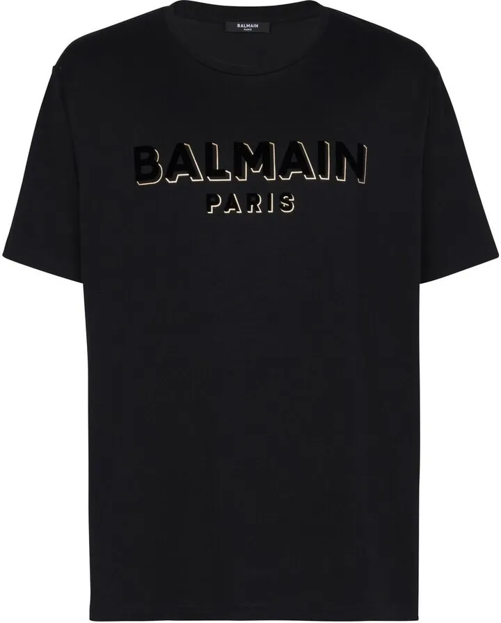 BALMAIN- Cotton T-shirt