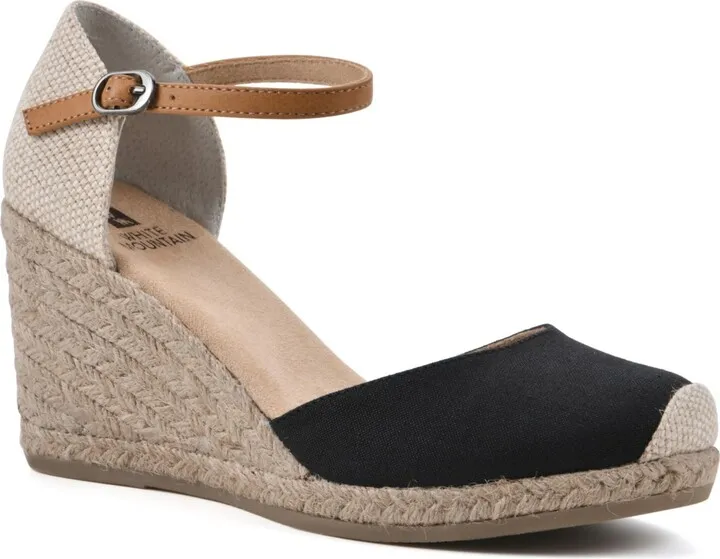 White Mountain Women's Mamba Espadrille Wedges Women's Shoes