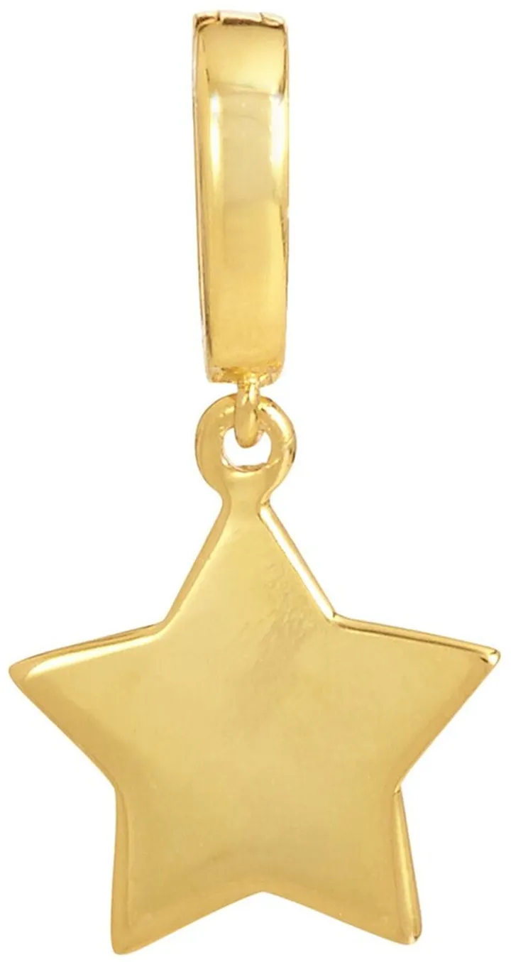 18K Yellow Gold Vermeil Star Charm