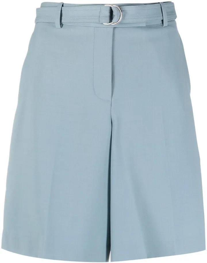 Belted Wide-Leg Shorts