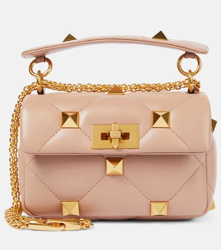 Roman Stud Small leather shoulder bag