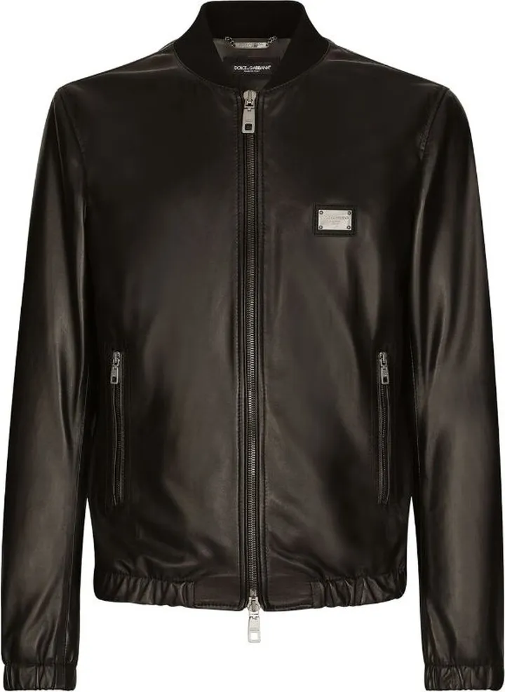 Dolce & Gabbana Lambskin Bomber Jacket
