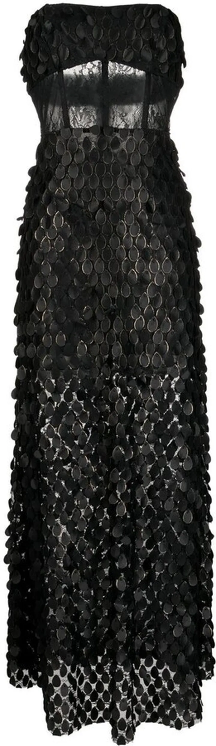 Supreme Extreme strapless gown