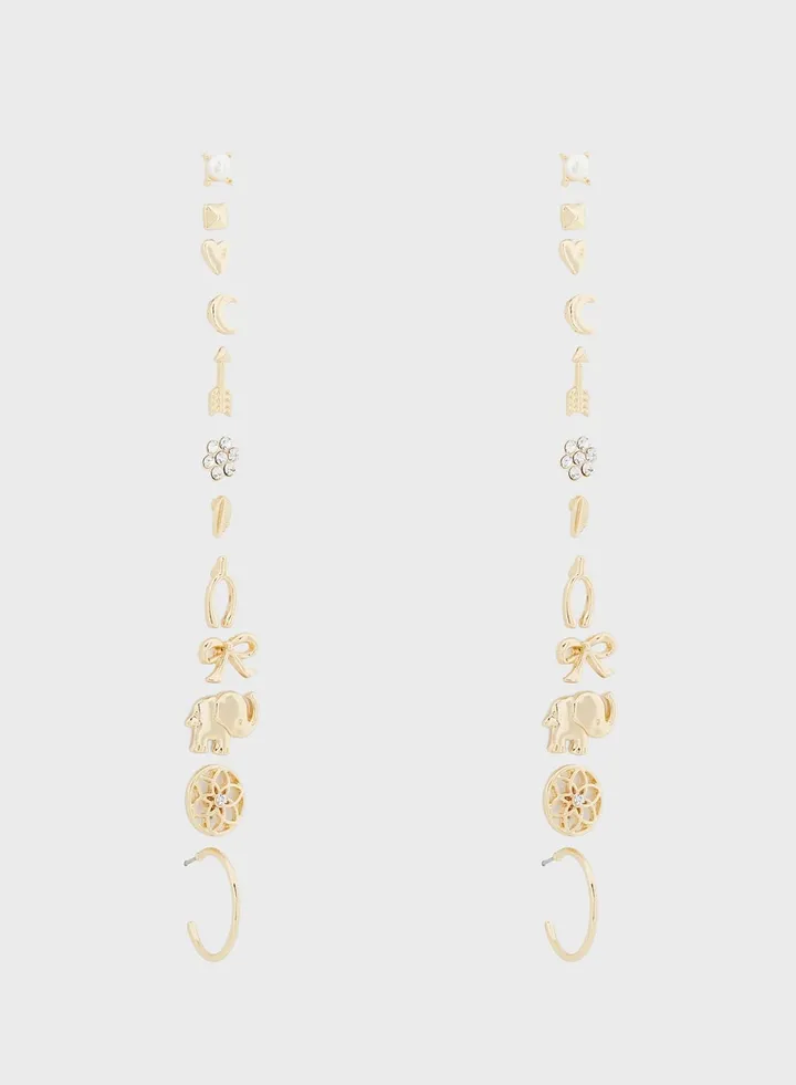 12 Pair Earring Set