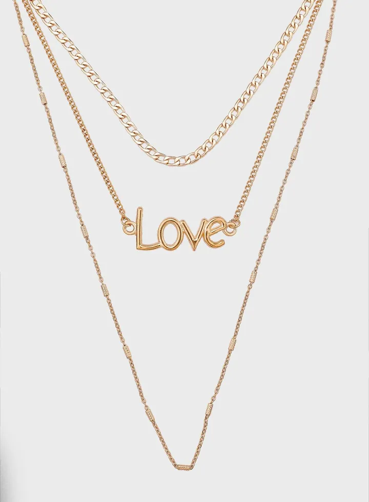 Layered Mix Chain Necklace