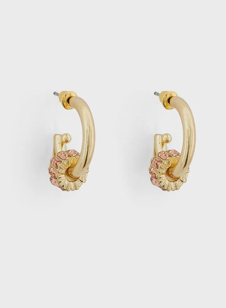 Crystal Hoop Earrings