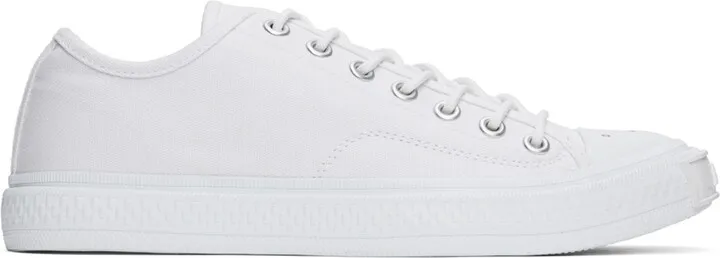 Acne Studios White Canvas Sneakers