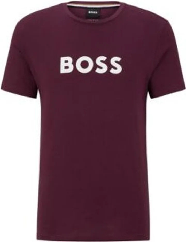 Cotton T-shirt with contrast logo