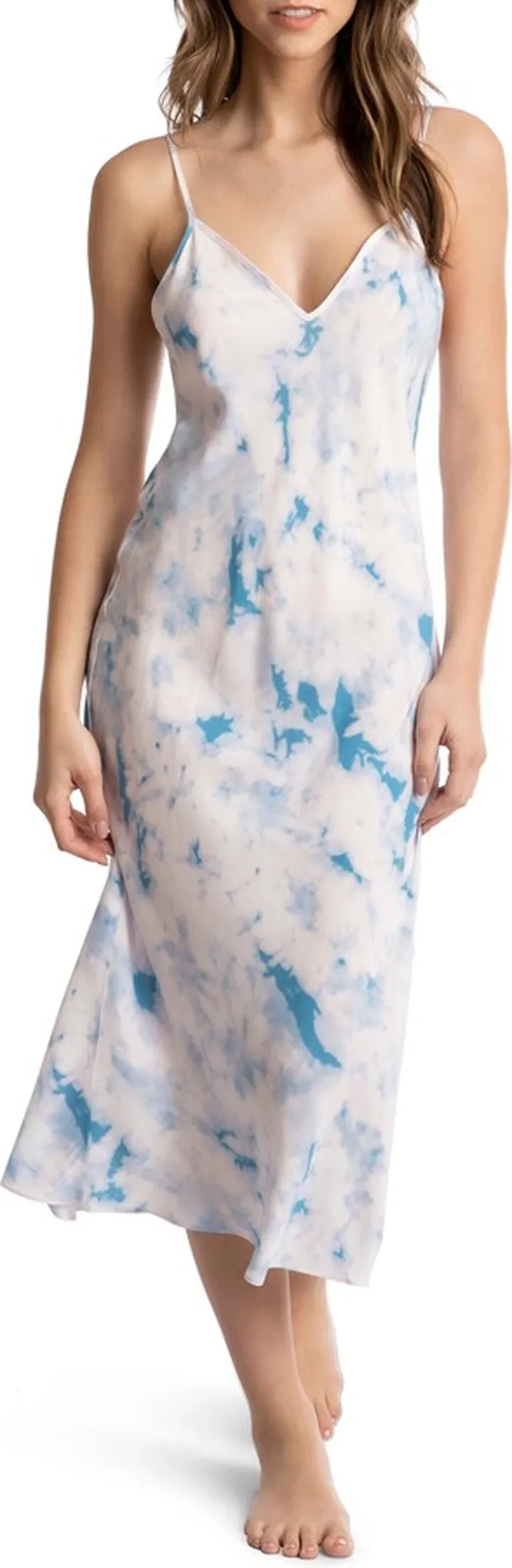 Tie-Dye Midi Nightgown