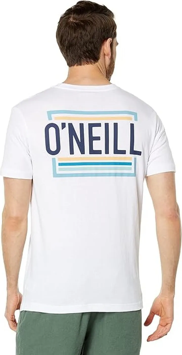 O'Neill Headquarters Short Sleeve Tee (White) Men's T Shirt
