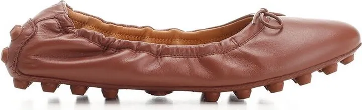 Tod's Gommino Bow-Detailed Ballerina Shoes