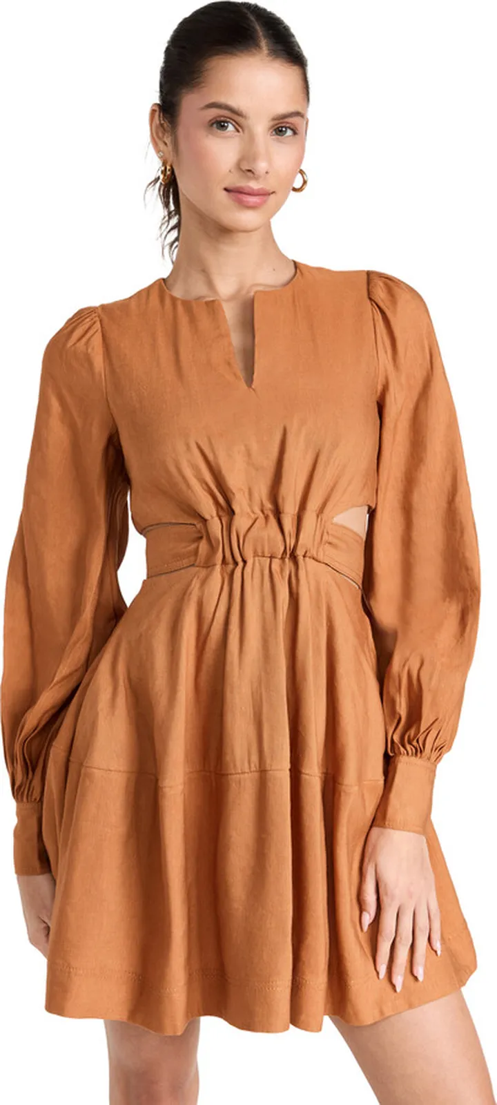 Aje Spectral V Neck Mini Dress