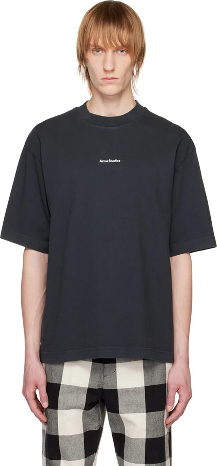 Acne Studios Black Printed T-Shirt