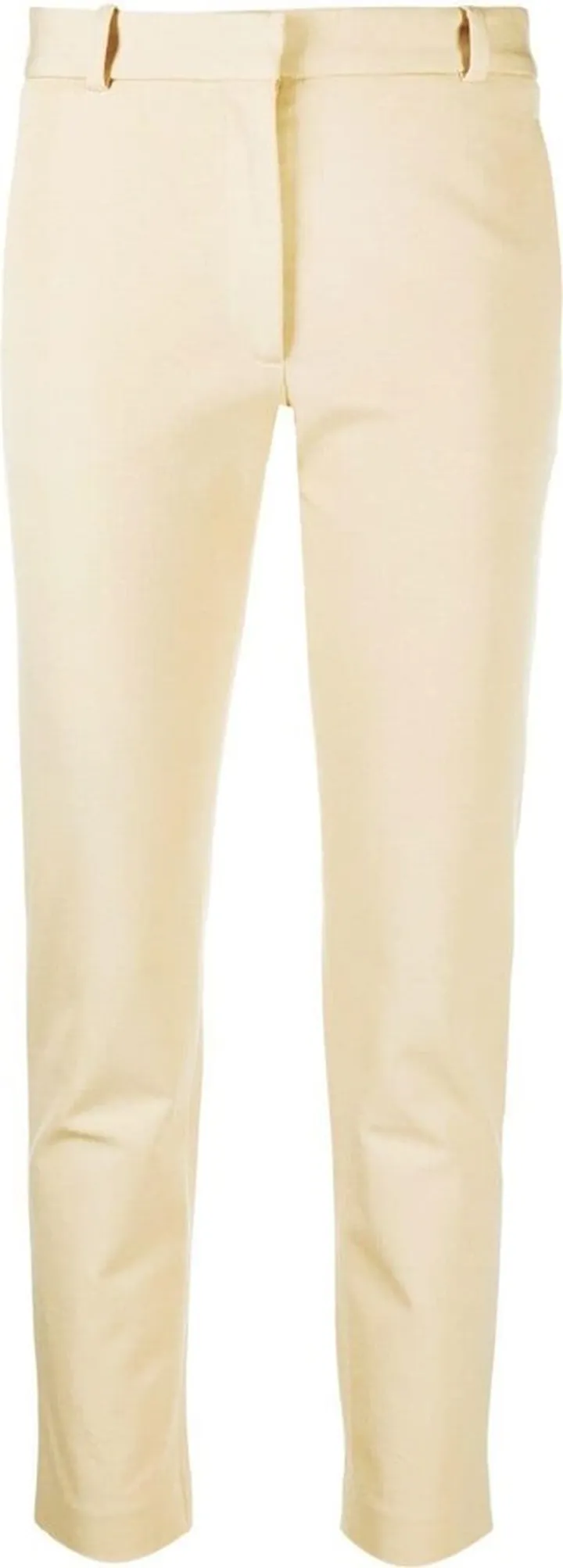 Cropped-Leg Chino Trousers