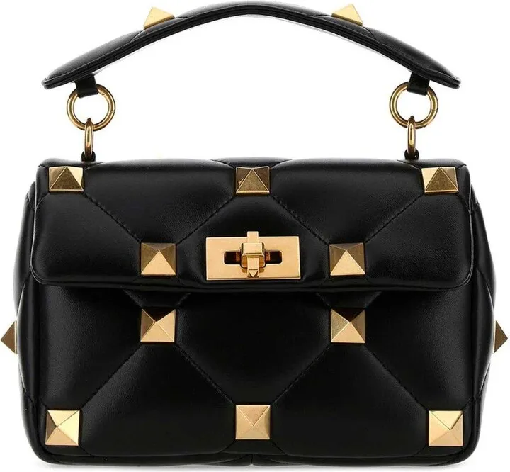Garavani Rockstud Foldover Top Shoulder Bag