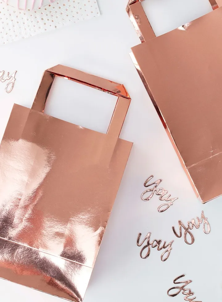 Rose Gold 5Pc Party Bag