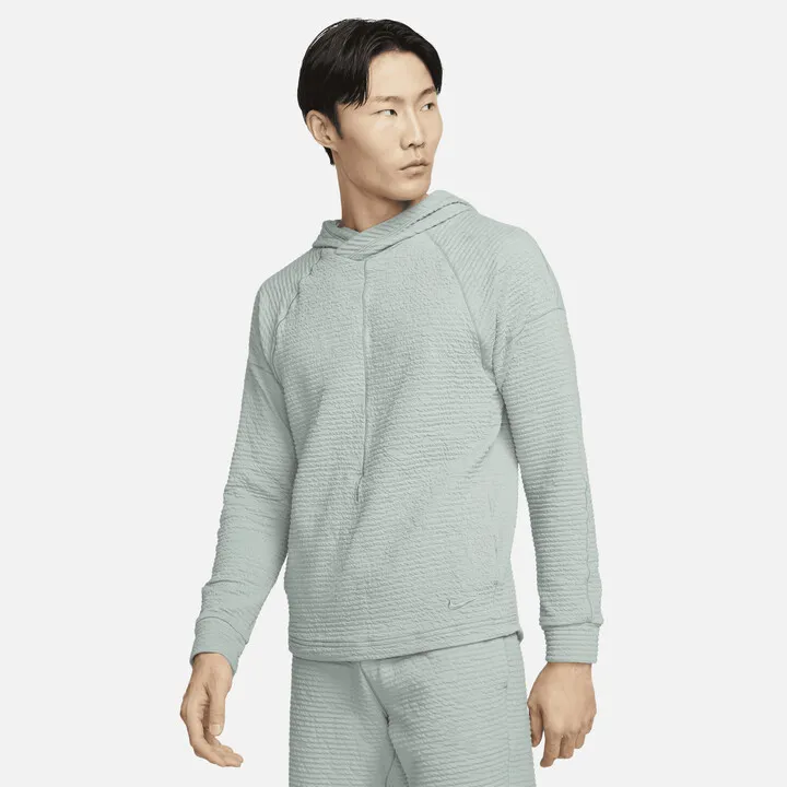Men's Nike Yoga Dri-FIT Pullover in Grey