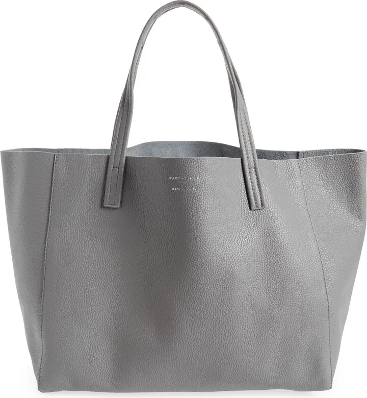 Violet Leather Tote