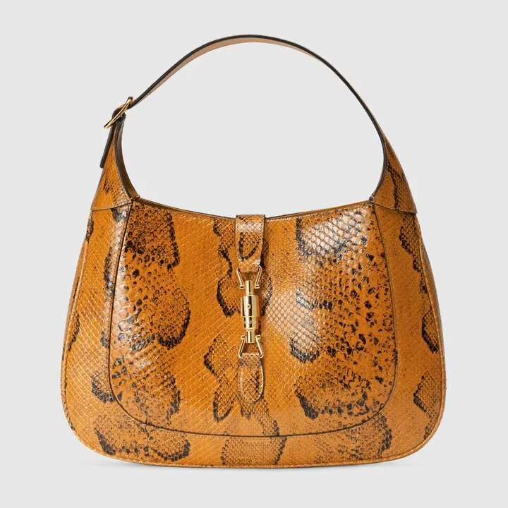 Online Exclusive Jackie 1961 python medium bag