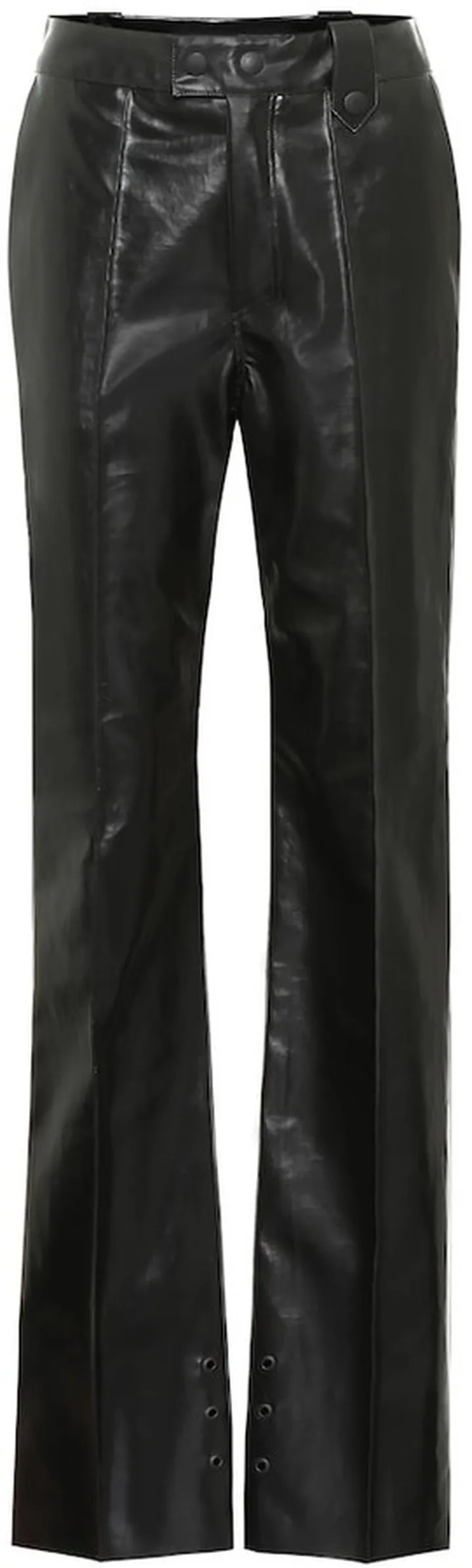 Faux leather pants