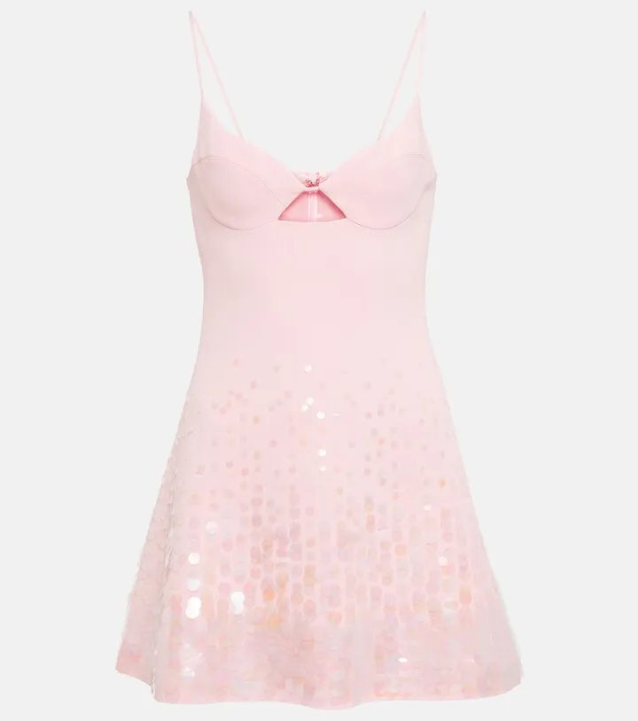 Sequined cady minidress