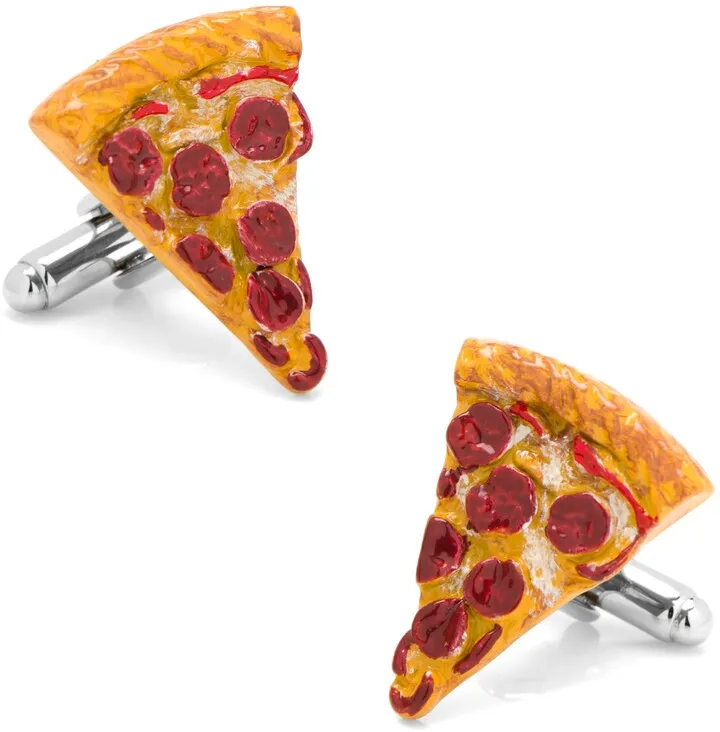 3D Pizza Slice Cuff Links