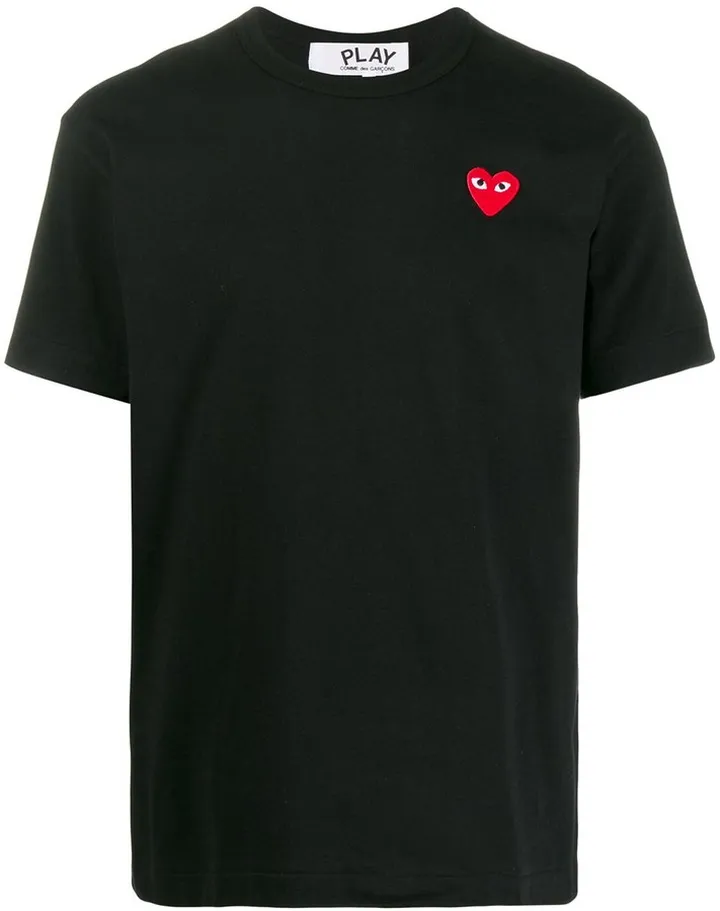 heart logo-patch T-shirt