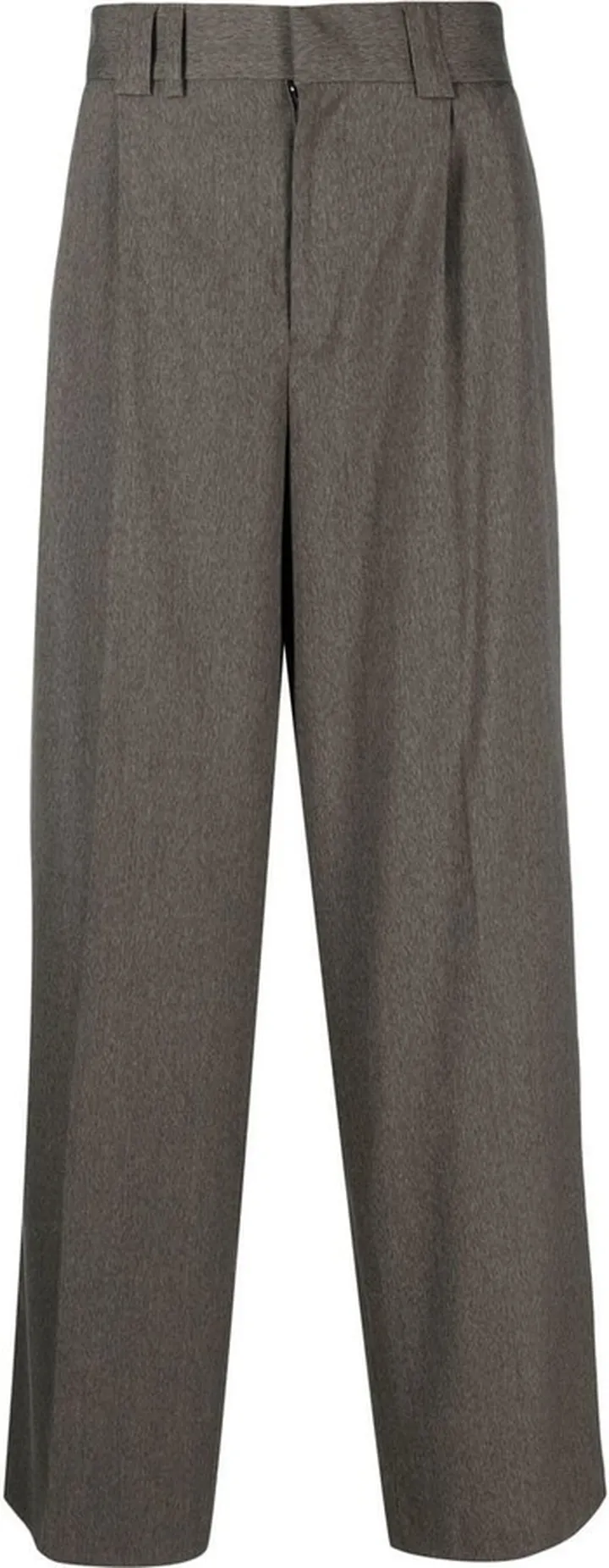 Wide-Leg Tailored Trousers