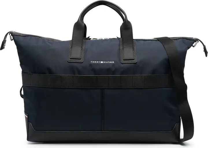 Logo-Plaque Duffle Bag