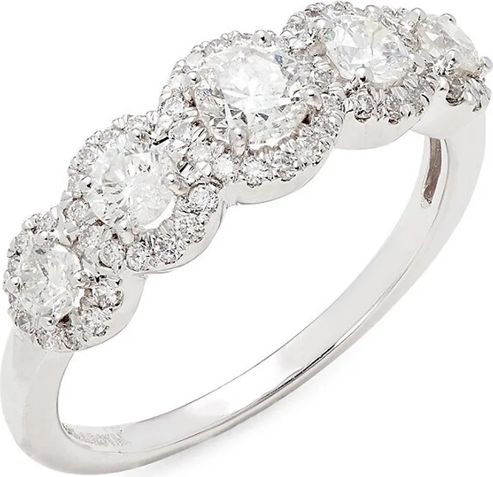 14K White Gold & 1.00 TCW Diamond Ring