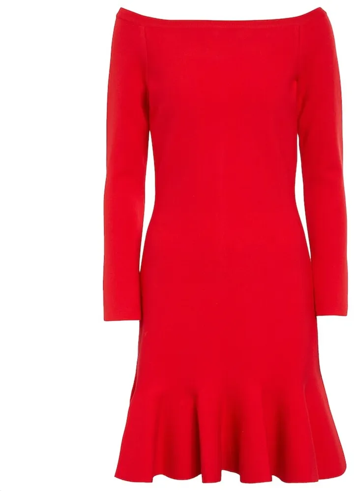 Off-shoulder minidress