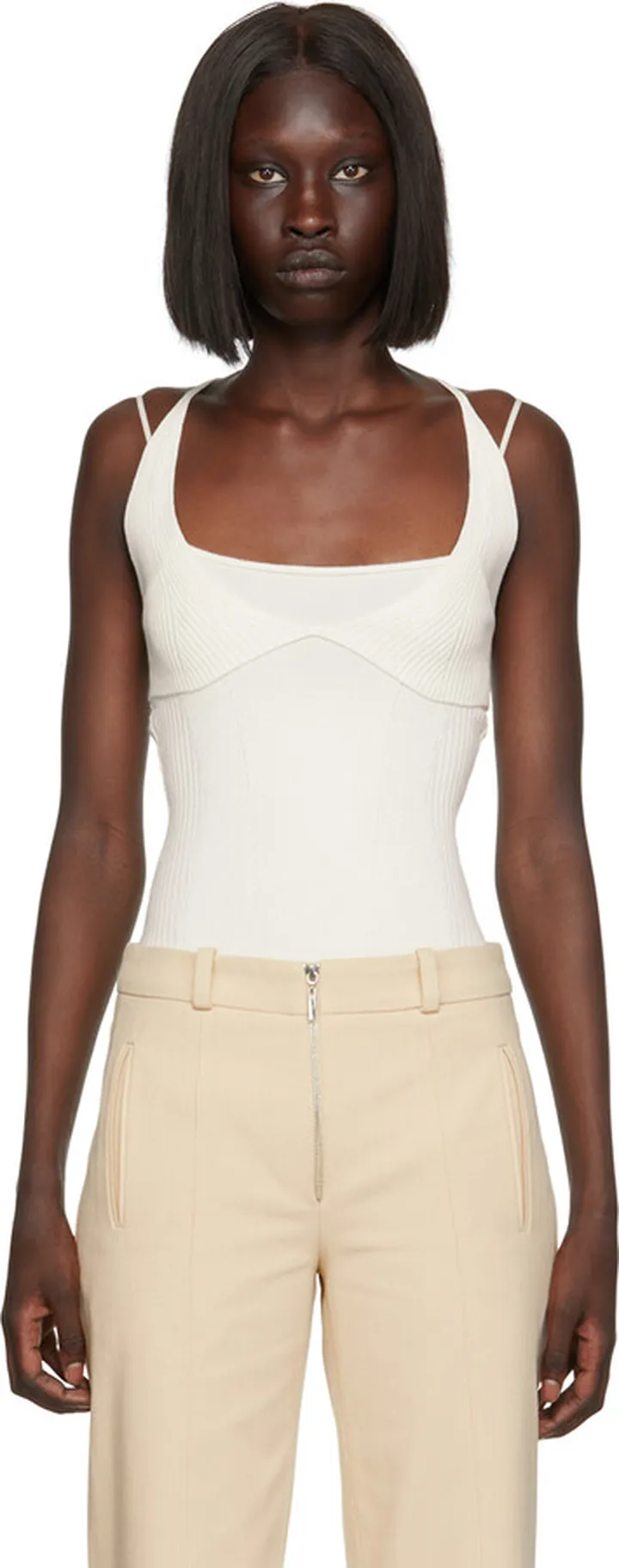 Anna October White Brigitte Bodysuit