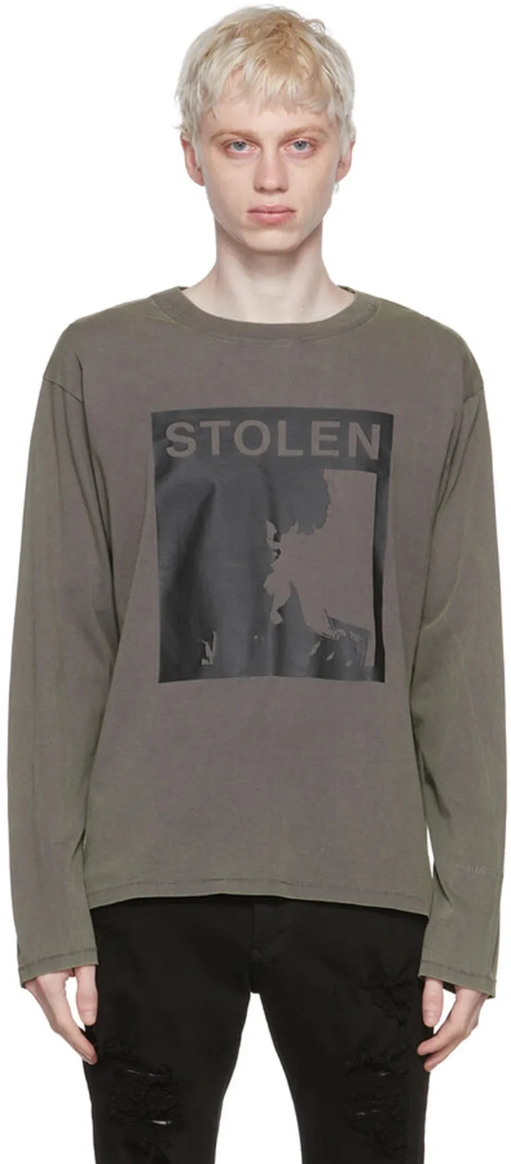 Stolen Girlfriends Club Gray Organic Cotton T-Shirt