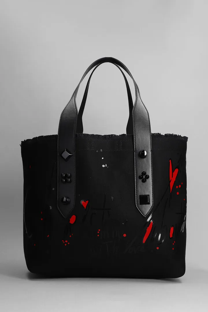 Frangibus Tote In Black Cotton